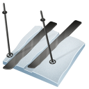 cross country skiing icon